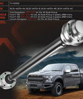 Heavy Duty Front Driveshaft Assembly For Ford F150 Expedition Lincoln Navigator Compatible With BL3Z4A376B, close-up view.