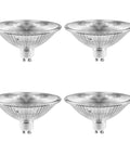 GU10 LED Flood Light Bulb R111 PAR36 With Reflector 13W 1000lm Warm White 3000K Twist Base Indoor Track Pack of 4