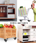Rolls Like A Dream Heavy Duty Polyurethane Swivel Caster Wheels With Lock Brakes And Threaded Stems Set Of Four shown with furniture and carts.