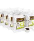 EZ-Cup Disposable Paper Filters With Patented Lid For Reusable Coffee Pods, 8-Pack Of 400 Filters, with coffee ground scoop