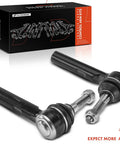 Direct Fit Front Outer Tie Rod End Replacement For Chrysler 200 2011 2014 Sebring 2007 2010 Avenger 2008 2014, black steel pair