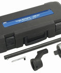 Torque Multiplier Kit, 1000 Lb Ft Capacity, Converts One Half Inch Input To Three Quarter Inch Output For About Eleven Hundred Lb Ft After Six Percent Friction Loss, Perfect For Differentials, Lug Nuts, Frozen Bolts And More, with case on white background.