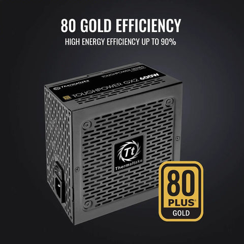 600W 80 Plus Gold Non Modular ATX Power Supply With Ultra Quiet 120mm Fan SLI And Crossfire Ready Continuous Power 24 Pin ATX