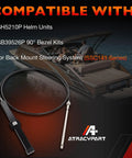 14 Ft Back Mount Rack And Pinion Steering Kit For Marine Boats, SS14114 Steering System displayed with boat background