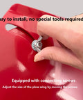 Adjusting connecting screw on Rear Tine Tiller Furrower Kit With Three Adapter Types, Adjustable Plow Wings, No Fuss Installation