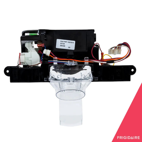 Fridge Dispenser Replacement Part 242270106 For Refrigerator Ice And Water Dispenser, compact black and white unit with wiring