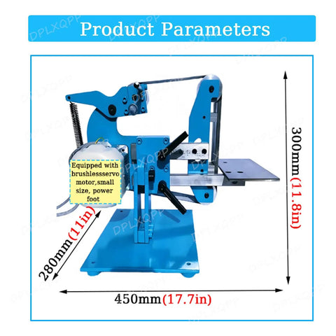 Pro Grade 1100 Watt Brushless Belt Sander With Vertical And Horizontal Adjustments Ironclad Steel Chassis dimensions 450x300mm.