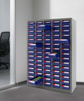 Bolt And Nut Tool Storage Cabinet With 75 Drawers For Garage And Workshop Organization Made With ABS Drawers And Heavy Duty Metal Shelves