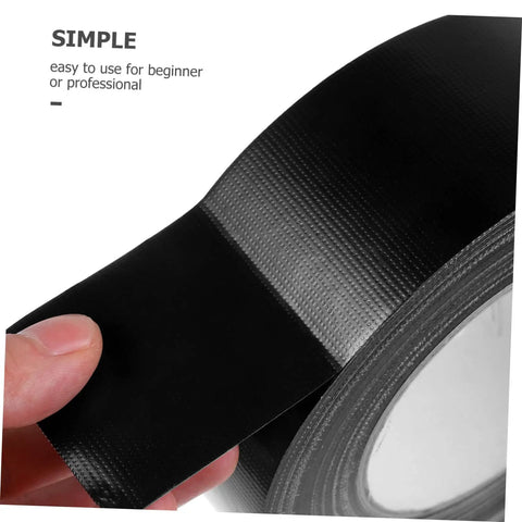 Close-up of black Heavy Duty Leak Stop Tape Outdoor Sealing Tape Double Sided Waterproof For Water Pipes Extra Wide Patch Kit