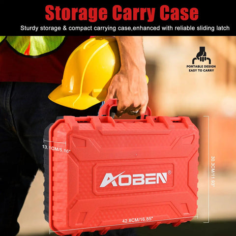 Kickass 3 8 Cordless Ratchet Wrench Kit Packing 40 Ft Lbs Of Beefy Torque With Variable Speed Trigger Two 2000 Mah Cells Slick Charger And A Killer 83 Piece Socket Set For Daily Shop Work in red storage carry case.