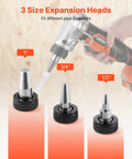 Cordless Tube Expander Kit With 20V Max Power Pro Grade For PEX A Tubing Expands One Half Inch Three Quarter Inch And One Inch Pipes