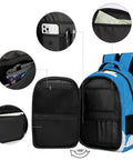 Free As A Bird Printed Unisex Backpack with open compartments, large capacity, durable polyester, smooth zipper