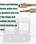 Tamper Resistant Door Hinge Screws Pack Of 10 1.75 X 0.38 X 0.38 Inches with measure reminder