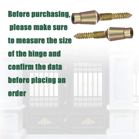 Tamper Resistant Door Hinge Screws Pack Of 10 1.75 X 0.38 X 0.38 Inches with measure reminder