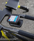 Dope Tri Bar Time Trial Mount for Garmin Edge GPS on 22.2mm handlebars, featuring sturdy aluminum with expandable connector