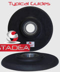 Heavy Duty Diamond Profile Wheel For Grinder Polisher 45 Degree Bevel Angle 15 Millimeter High With Nine Sixteenth Inch Arbor