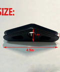 Tree Saddle Hip Saver Accessory Delivers All Day Comfort No Pinch And Constant Readjustments, side view dimensions shown