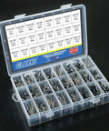 545Pcs Electrolytic Capacitors Assorted Kit With 10V 16V 25V 50V Range Labeled 0.1uF To 1000uF Handy Value Pack In Sturdy Plastic Storage Box
