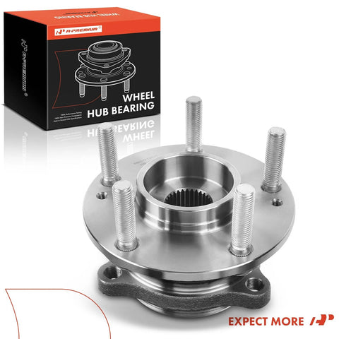 Front Wheel Bearing And Hub Assembly 5-Lug Direct Fit Compatible With Hyundai Sonata 2015-2019 shown with packaging box