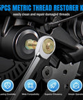 Beefy 15 Piece Metric Thread Chaser Set Master Thread Repair Kit including tool repairing a mechanical part