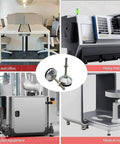 Heavy Duty Carbon Steel Furniture Legs With M12 Thread Adjustable Leveling Feet For Garage Workbench And Uneven Floors Built Legit For Zero Wobble Stability in various settings.