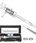 Handy Digital Caliper Measuring Tool With Large LCD Screen 6 Inch 150mm Stainless Steel Vernier Caliper in case with accessories