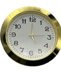Pack Of 4 55mm Quartz Round Clock Heads With Arabic Or Roman Numerals For Crafting And Repair Of DIY Clock Nerds And Hobbyists