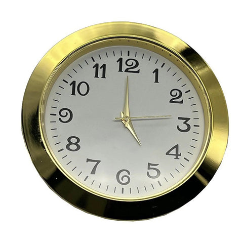 Pack Of 4 55mm Quartz Round Clock Heads With Arabic Or Roman Numerals For Crafting And Repair Of DIY Clock Nerds And Hobbyists