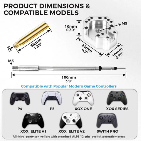 Copper Desoldering Tip Set For Joysticks And Controller Repair, C245 900M Adapter, 100mm M5 tip for P4 P5 Xbox Switch