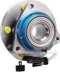 2 Front Wheel Hub Bearing Assemblies Replacement for Chevy Impala Monte Carlo Pontiac Grand Prix, front view of assembly