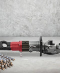 Heavy Duty Electric Hydraulic Rebar Bender 1150W Fast Steel Bending Machine For Construction Sites 220V Precision with rebar.