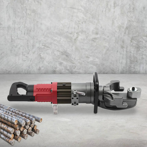 Heavy Duty Electric Hydraulic Rebar Bender 1150W Fast Steel Bending Machine For Construction Sites 220V Precision with rebar.