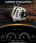 Alternator Replacement For Toyota Camry 2002 2003 And Solara 2002 2003 Direct Fit SwapIn Ready with dashboard overlay