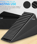 Heavy Duty Door Stopper Wedge With Non Slip Black Rubber Base Made Of Zinc Alloy Keeps Doors From Slamming And Protects Walls
