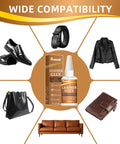 Heavy Duty Leather Glue For Shoes, Bags, Sofas, Belts And More, Clear Waterproof Flexible Adhesive for various leather items