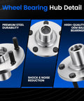 Direct Swap Front Wheel Hub Assembly For Toyota Camry Highlander 2004 2017 with premium steel and high-quality OEM ball bearings.