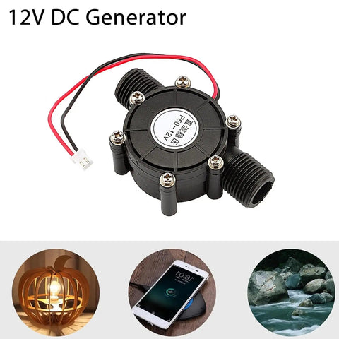 12V Micro Hydroelectric Generator For Home Use, Portable Water Turbine Power Generator, 10W Output, Flow Charger, Quiet Operation