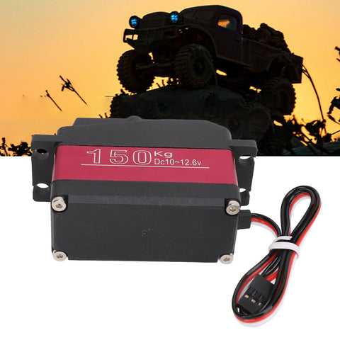 Heavy Duty DS51150 Digital Servo Delivering Rock Solid One Hundred Fifty Kilogram Torque And Lightning Fast Steering Response For One Fifth Scale RC Car Rigs on a scenic backdrop.