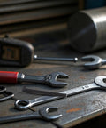 1600 Piece Carbon Steel Socket Head Cap Screw Set Black Oxide Metric Hex Allen Bolts With Flat Washers on a workbench