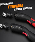 Premium Dual Replacement Blades for Electric Scissors Multipurpose Cutting Tool, suitable for Fujiwara electric scissors.
