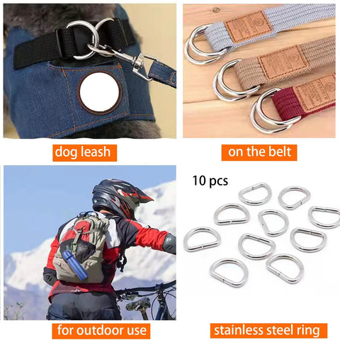 Various uses of Essential 1 Inch Side Release Buckles Kit With Dual Slides Tri Glide And D Rings Gear Zipper Pulls for DIY projects