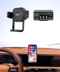 Custom Fit Auto Clamp Phone Mount For Hyundai Palisade 2026 showing smartphone holder securely mounted on dashboard.
