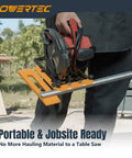 Rock Solid Circular Saw Guide Rail System For Dead Straight Rip Cuts On Plywood And Sheet Panels Universal Edge Track Jig in use.