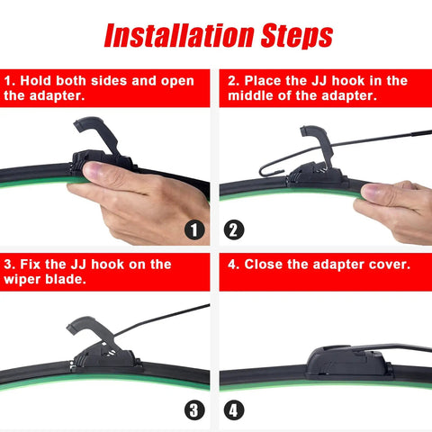 Installation steps for Hand Operated UTV Windshield Wiper Kit Universal Fit For Polaris Ranger RZR Can Am Maverick X3.