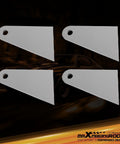 Universal Engine Motor Mount Kit For Chevy Small Big Block Sbc Bbc 350 V6 Heavy Duty Steel plates with holes for mounting.