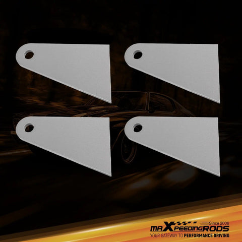 Universal Engine Motor Mount Kit For Chevy Small Big Block Sbc Bbc 350 V6 Heavy Duty Steel plates with holes for mounting.