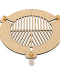 Bahtinov Telescope Focus Mask Acrylic Plate for 60mm to 90mm Outer Diameter Objective Lens showing three post mount