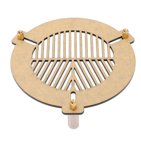 Bahtinov Telescope Focus Mask Acrylic Plate for 60mm to 90mm Outer Diameter Objective Lens showing three post mount
