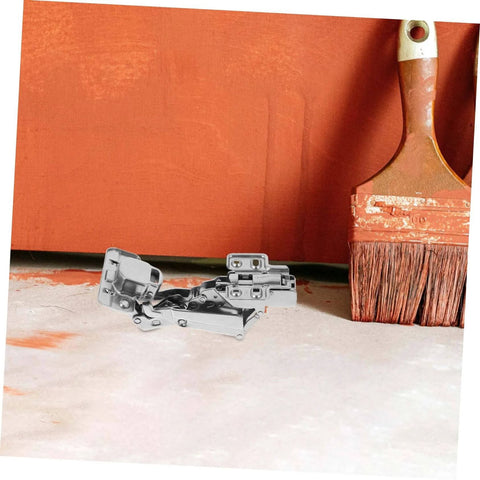 Soft Close Hidden Cabinet Hinges For Corner Cabinets With Damping System For Quiet Operation And Smooth Self Closing Easy Installation Includes Screws 2 Pack Zerodeko, shown with paintbrush