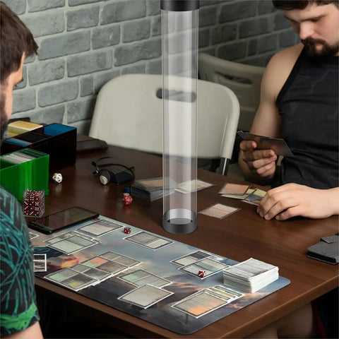 4 Pack Round Playmat Tubes Set For Card Game Storage, Fits MTG Play Mats And TCG Case Tubes in card game setup
